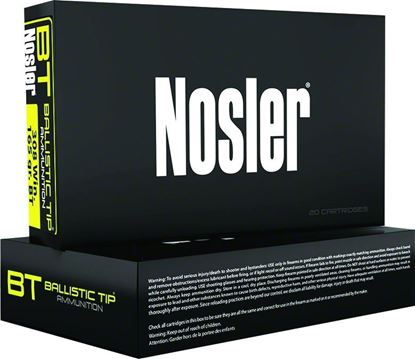 Picture of Nosler 40060 BT Ballistic Tip Rifle Ammo 7MM-08 REM, Hunting, 120 Grains, 3000 fps, 20, Boxed