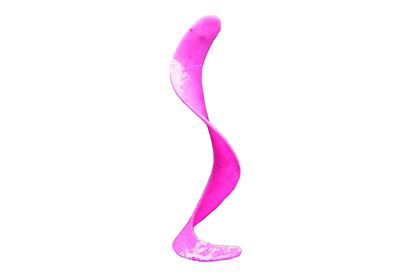 Picture of Otter CLP Curly Long Tails 6 1/2", Pink 8/Jar