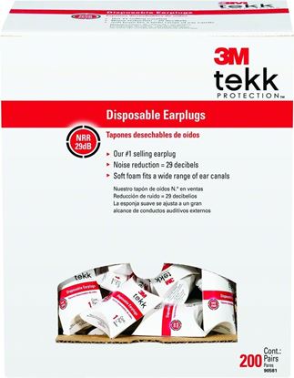 Picture of Peltor Tekk Protection Disposable Earplugs
