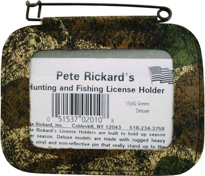 Pete Rickard 154C Rickards Hunting License Holder Clear for sale online 