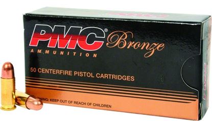 Picture of PMC 38G Bronze Pistol Ammo 38 SPL, FMJ, 132 Gr, 917 fps, 50 Rnd, Boxed