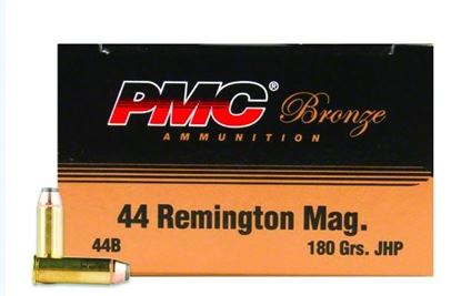Picture of PMC 44B Bronze Pistol Ammo 44 MAG, JHP, 180 Gr, 1750 fps, 25 Rnd, Boxed
