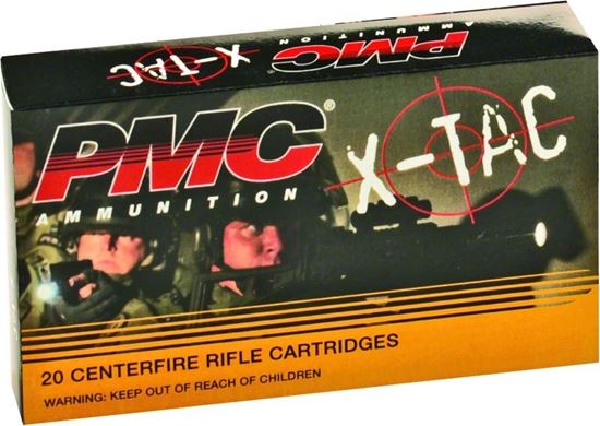 Picture of PMC 5.56X X-TAC Rifle Ammo 5.56 NATO, FMJBT, 55 Grains, 3270 fps, 20, Boxed