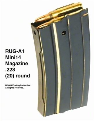 Picture of ProMag RUGA1 Ruger Mini14 Magazine .223 Rem 20 Rd Blue State Laws Apply