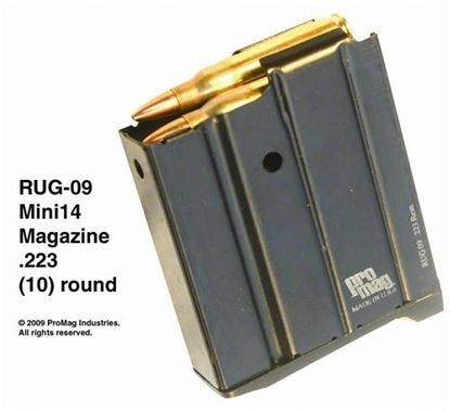 Picture of ProMag RUG09 Ruger Mini 14 Magazine .223 Rem 10 Rd Blue