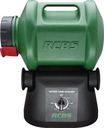 Picture of RCBS 87001 Rotary Case Cleaner, 110 Volt, w/5 lbs Magnetic Steel Media