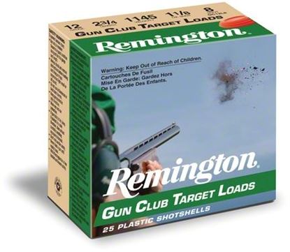 Picture of Remington GC207 Gun Club Shotshell 20 GA, 2-3/4 in, No. 7-1/2, 7/8oz, 2-1/2 Dr, 1200 fps, 25 Rnd per Box