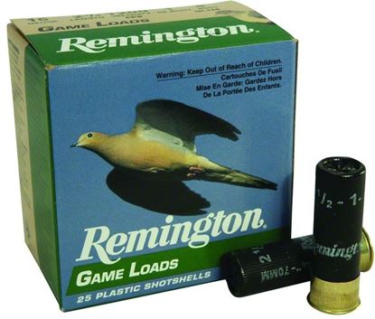 Picture of Remington GL168 Game Load Shotshell 16 GA, 2-3/4 in, No. 8, 1oz, 2-1/2 Dr, 1200 fps, 25 Rnd per Box