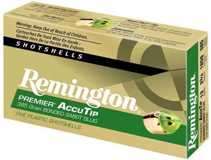 Picture of Remington PRA20 Premier Accutip Bonded Sabot Slugs 20 GA, 2-3/4 in, 19/32oz, 1850 fps, 5 Rnd per Box