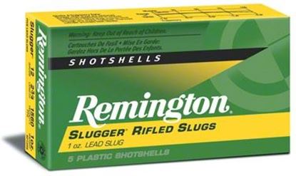 Picture of Remington SP12RS Slugger Rifled Slugs 12 GA, 2-3/4 in, 1oz, 1560 fps, 5 Rnd per Box