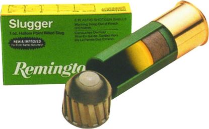 Picture of Remington S12SRS Slugger Rifled Slugs 12 GA, 2-3/4 in, 1oz, 1680 fps, 5 Rnd per Box