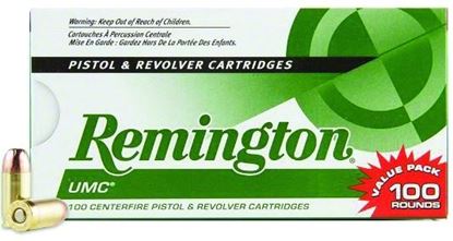 Picture of Remington L380A1B UMC Value Pack Pistol Ammo 380 ACP, JHP, 88 Gr, 990 fps, 100 Rnd, Boxed