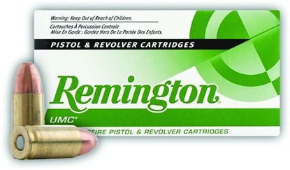 Picture of Remington L9MM3 UMC Pistol Ammo 9MM, MC, 115 Gr, 1145 fps, 50 Rnd, Boxed