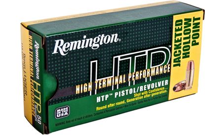 Picture of Remington RTP357M12 HTP Pistol Ammo 357 MAG, SJHP, 125 Gr, 1450 fps, 50 Rnd, Boxed