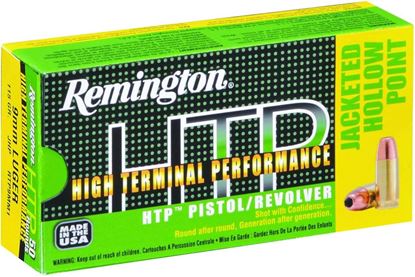 Picture of Remington RTP9MM1 HTP Pistol Ammo 9MM, JHP, 115 Gr, 1145 fps, 50 Rnd, Boxed