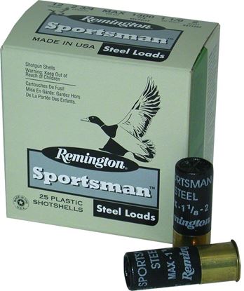 Picture of Remington SST12S2 Sportsman Shotshell 12 GA, 2-3/4 in, No. 2, 1-1/8oz, Max Dr, 1375 fps, 25 Rnd per Box
