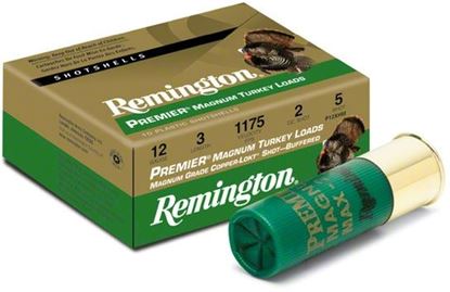 Picture of Remington P12XHM5 Premier Magnum Shotshell 12 GA, 3 in, No. 5, 2oz, Max Dr, 1175 fps, 10 Rnd per Box