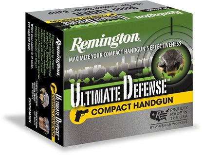 Picture of Remington HD38SBN Ultimate Defense Pistol Ammo 38 SPL, BJHP, 125 Gr, 975 fps, 20 Rnd, Boxed