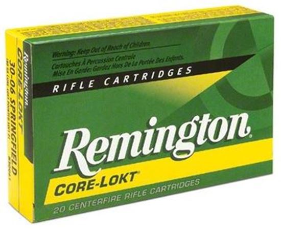 Picture of Remington R264W2 Core-Lokt Rifle Ammo 264 WIN MAG, PSP, 140 Grains, 3030 fps, 20, Boxed