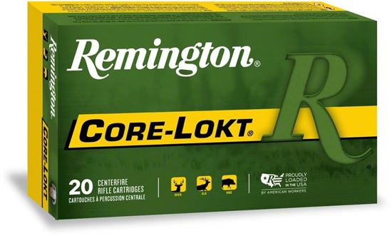 Picture of Remington R30SV2 Core-Lokt Rifle Ammo 300 SAV, PSP, 150 Grains, 2630 fps, 20, Boxed