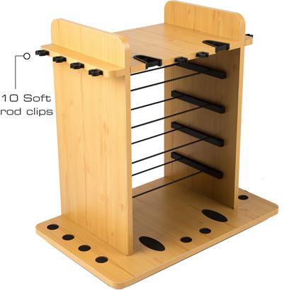 Picture of Rush Creek Wooden Rod Rack