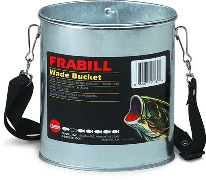 Picture of Frabill 1062 Wade Bucket Galvanized W/Strap