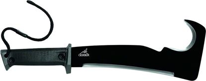 Picture of Gerber 31-000705 Machete Pro, Multi-Purpose, 10.5" Blade, w/Nylon Sheath & Sharpening Stone Clam
