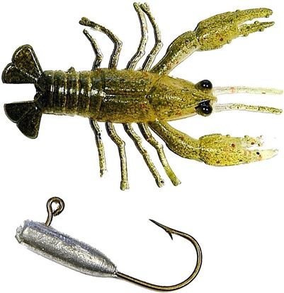 Picture of Gitzit 78200 Lil' Craw 1.5" Green
