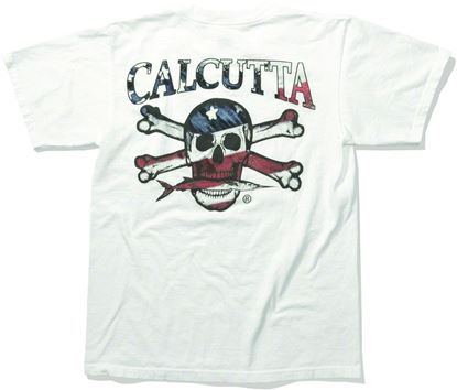 Picture of Calcutta Red, White, Blue Flag T-Shirt