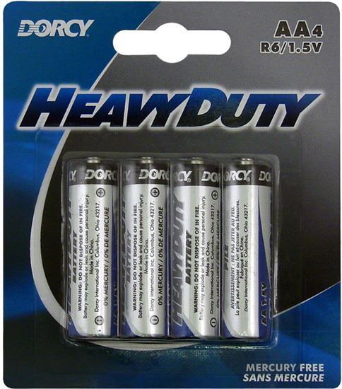 Picture of Dorcy 41-1515 Heavy Duty AA Batteries 4-Pack