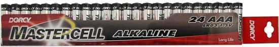 Picture of Dorcy 41-1636 Mastercell AAA Alkaline Batteries in 24-Pack PDQ