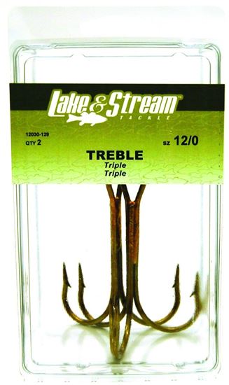 Picture of Eagle Claw 2X Regular Classic Treble Hook