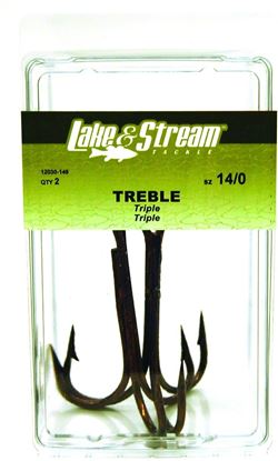 Picture of Eagle Claw 2X Regular Classic Treble Hook