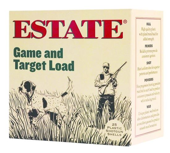 Picture of Estate GTL12-7.5 Promo Game and Target Load Shotshell 12 GA, 2-3/4 in, No. 7-1/2, 1oz, 3-1/4 Dr, 1290 fps
