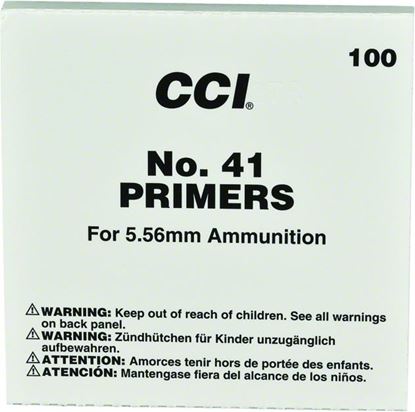Picture of CCI 0001 No. 41 Primer For 5.56Mm, 100 Ct