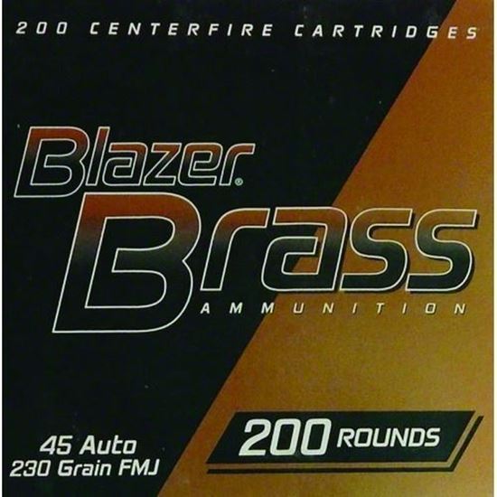 Picture of CCI 52301 Value Pack 45 ACP 230Gr FMJ Blazer 200Rnds