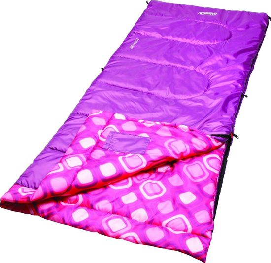 Picture of Coleman 2000019645 Sleeping Bag Rectangular Youth Girls