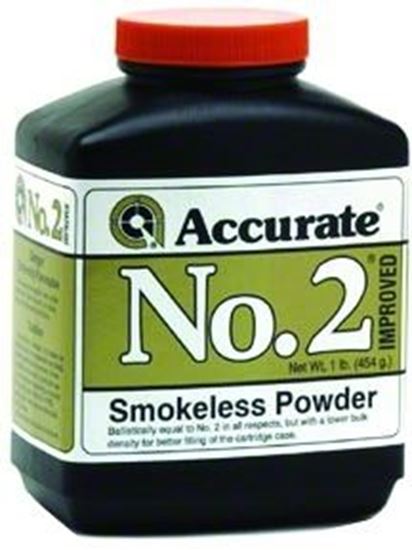 Picture of Accurate No 2 Double Base Smokeless Powder For Handguns, 1Lb, State Laws Apply