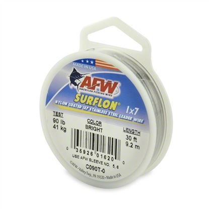 Picture of AFW Surflon Nylon Coated Stainless Leader Wire