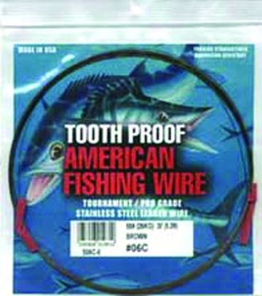 Picture of AFW Tooth Proof Stainless Single Strand Leader Wire