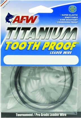 Picture of AFW Tooth Proof Titanium Single Strand Leader Wire