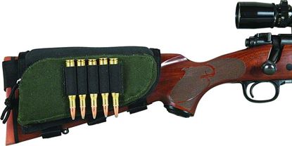 Picture of Allen 20550 Adjustable Rifle Buttstock Shell Holder, 5 Loops, Zippered Pouch