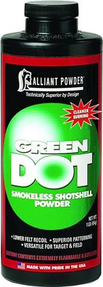 Picture of Alliant GREEN DOT Smokless Clay Target Shotgun Powder 1 Lb State Laws Apply