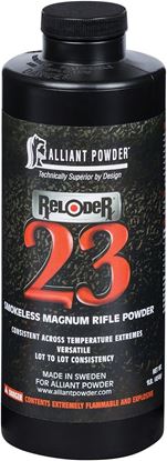 Picture of Alliant RELODER 23 Smokeless Magnum Rifle Powder 1 Lb State Laws Apply
