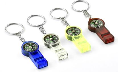 Picture of Anglers Choice Compass/ Whistle P.O.P Kit