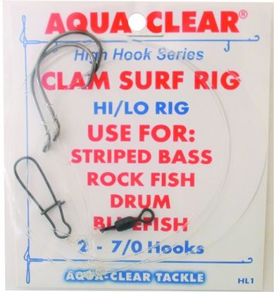 Picture of Aqua Clear Striped Bass Drum Hi-Lo Clam Rig
