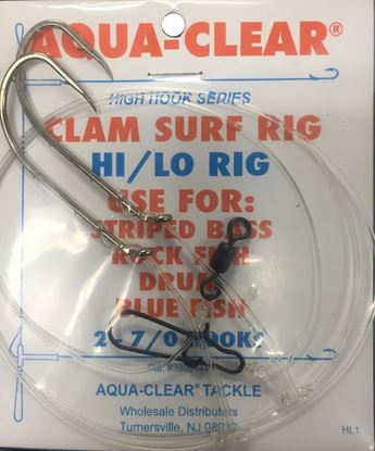 Picture of Aqua Clear Striped Bass Drum Hi-Lo Clam Rig