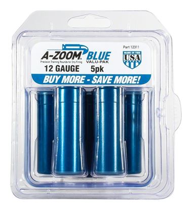 Picture of A-Zoom 12311 12 Gauge Snap-Cap, Blue, 5Pk
