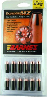 Picture of Barnes 30509 Muzzleloader Bullets 45Cal 195Gr MZ FB w/Sabots Per 24