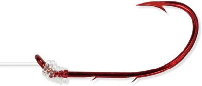 Picture of Bear Paw Red Sea Guard Snelled Hook